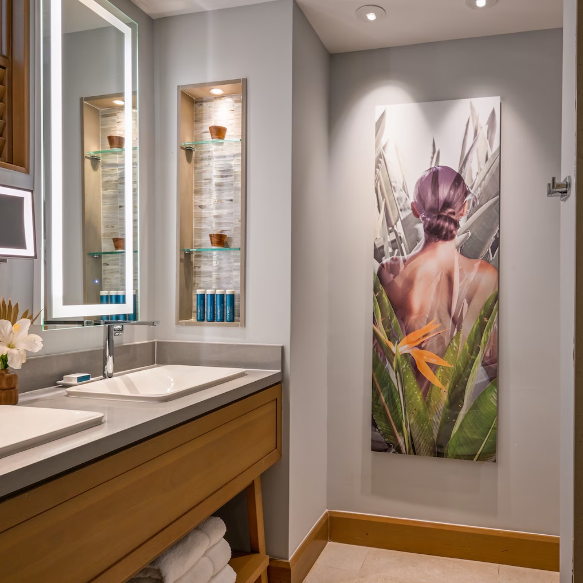 Sandals Royal Barbados Swim Up Suite Bathroom