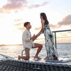 Sandals Proposal Inspiration _ Boat Cruse