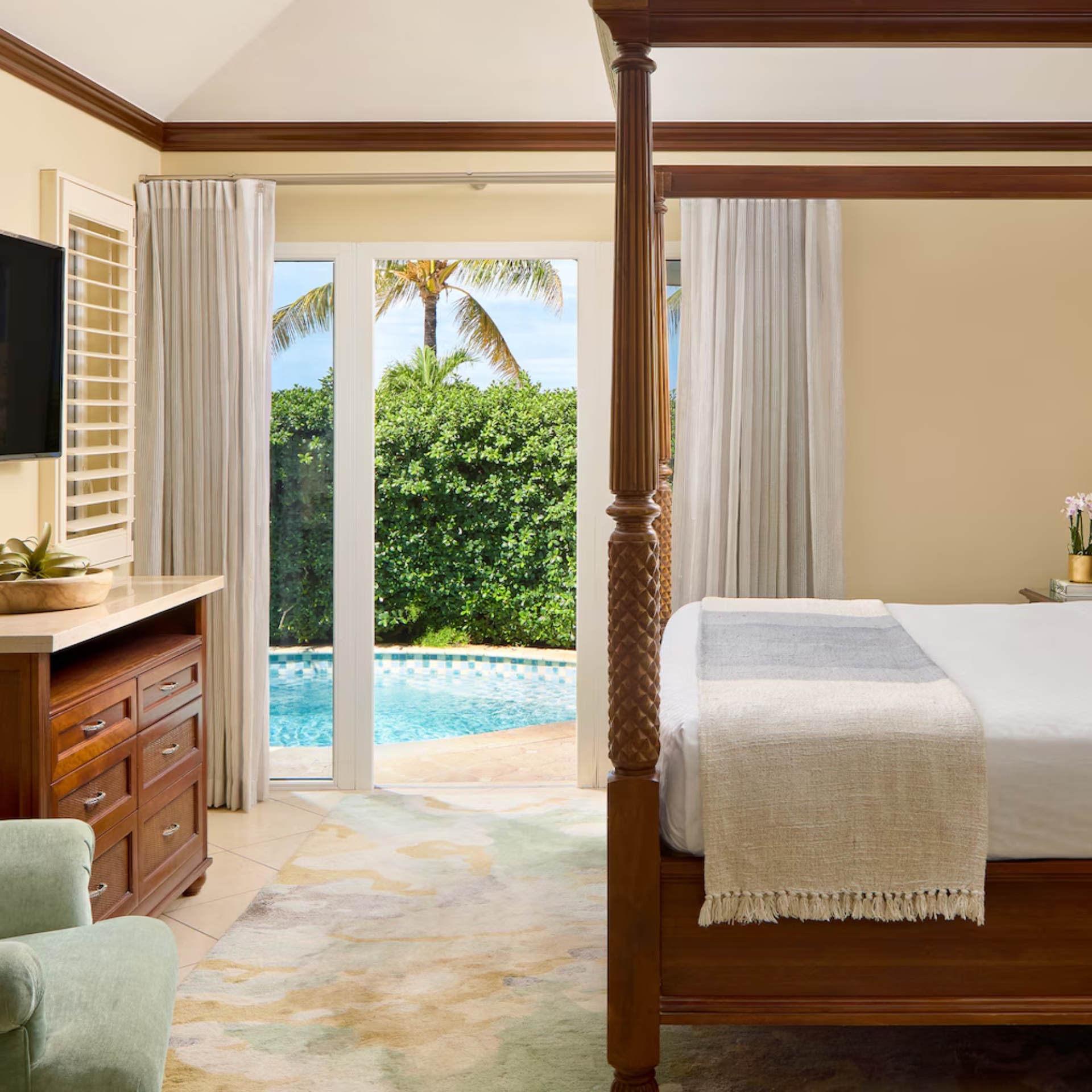 Sandals Grande Antigua 777 Beachside Butler Villa Bedroom