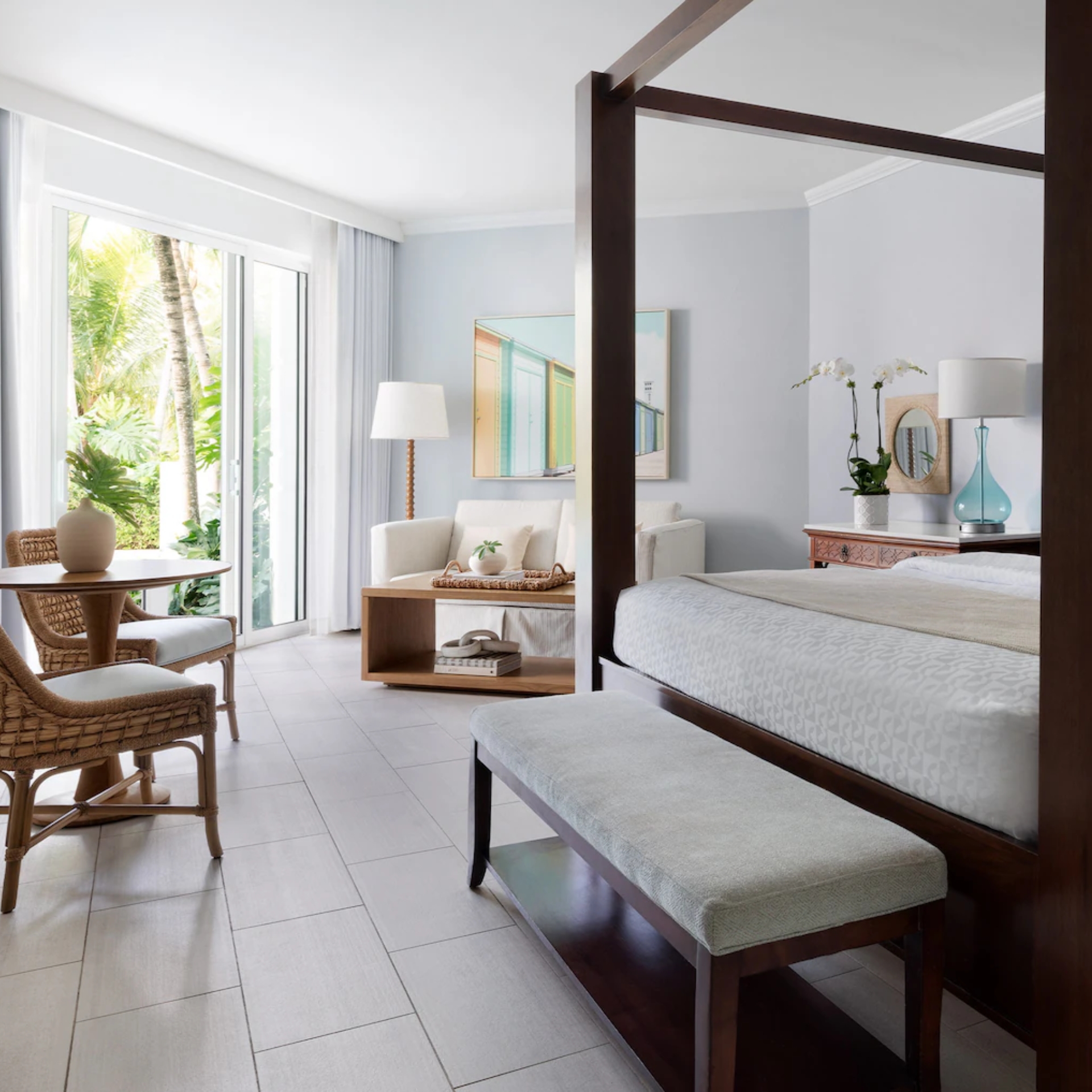 Sandals Royal Bahamian 777 Club Level Swim Up Suite Bedroom