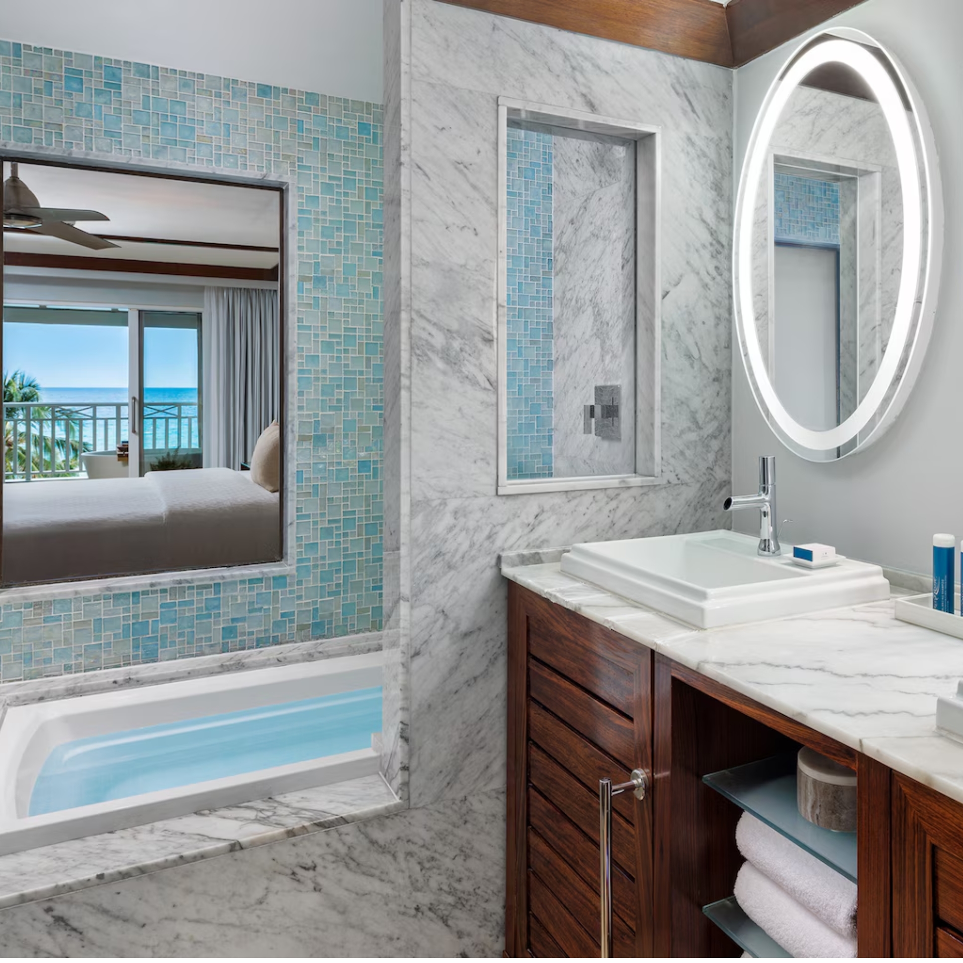 Sandals Barbados 777 Oceanfront Club Level Bathroom