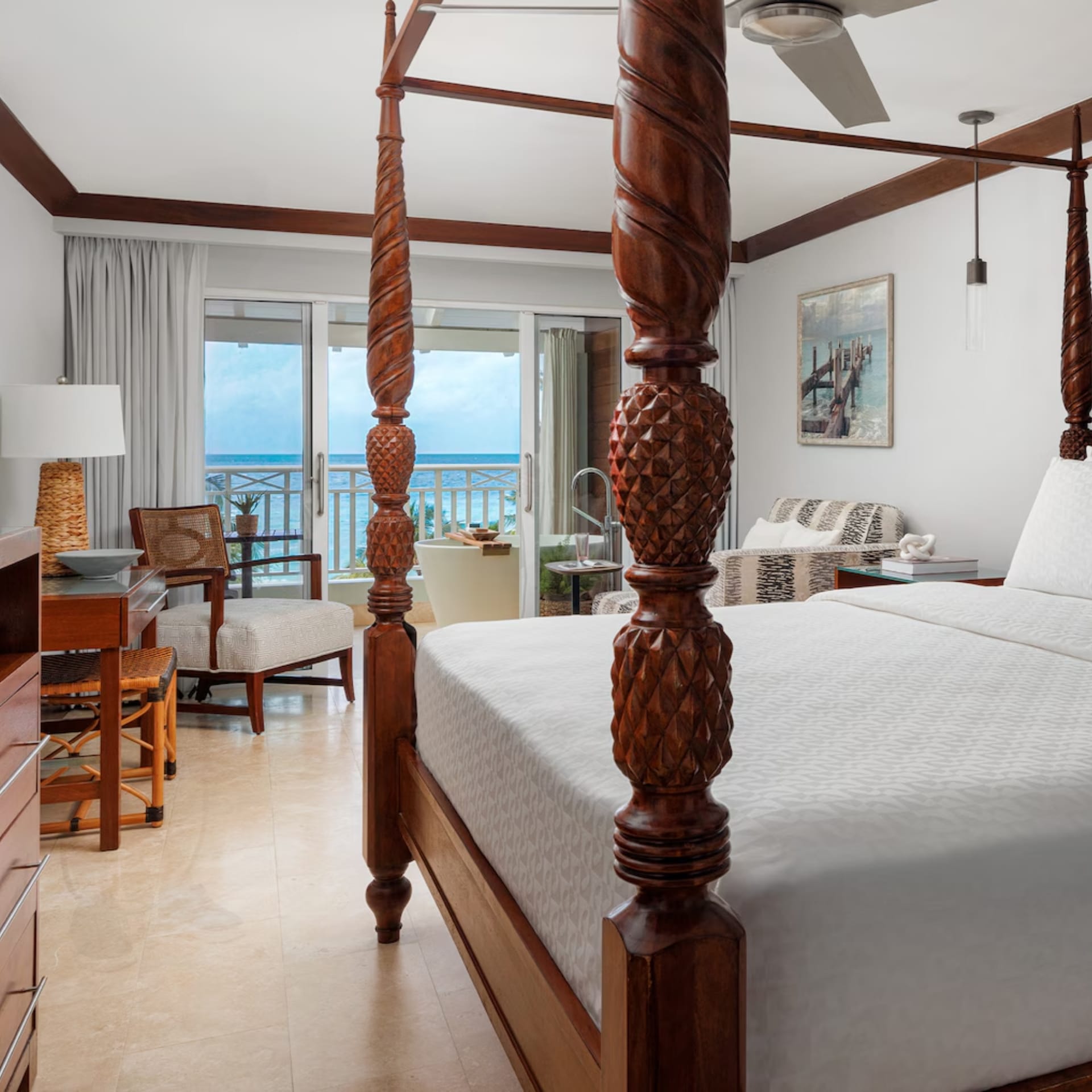 Sandals Barbados 777 Oceanfront Club Level Bedroom