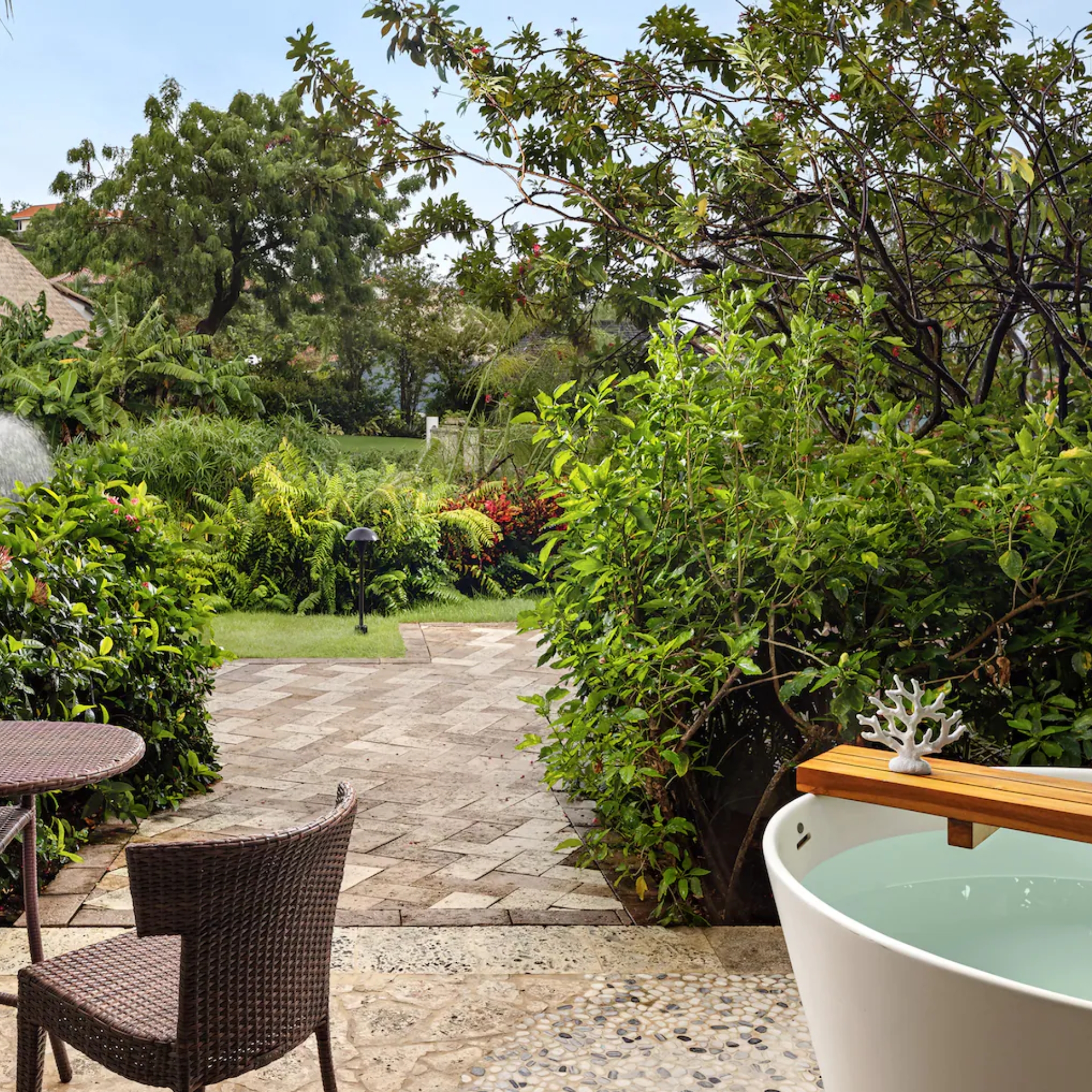 Sandals Grenada 777 Lovers Lagoon Suite Patio