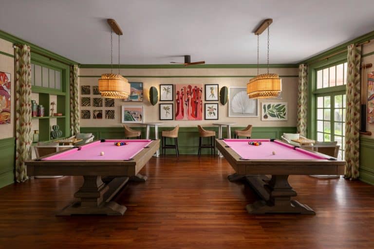 Sandals Royal Bahamian billiards room