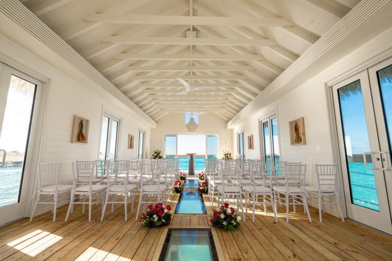 Sandals Royal Bahamian overwater chapel
