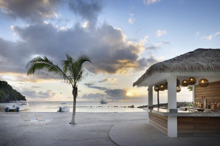 Sandals St Vincent beach bar